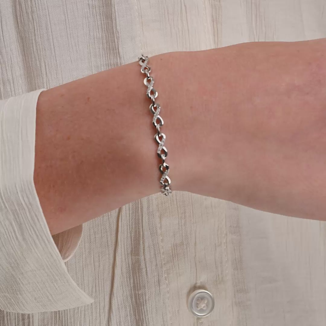 Infinity Diamond Bracelet
