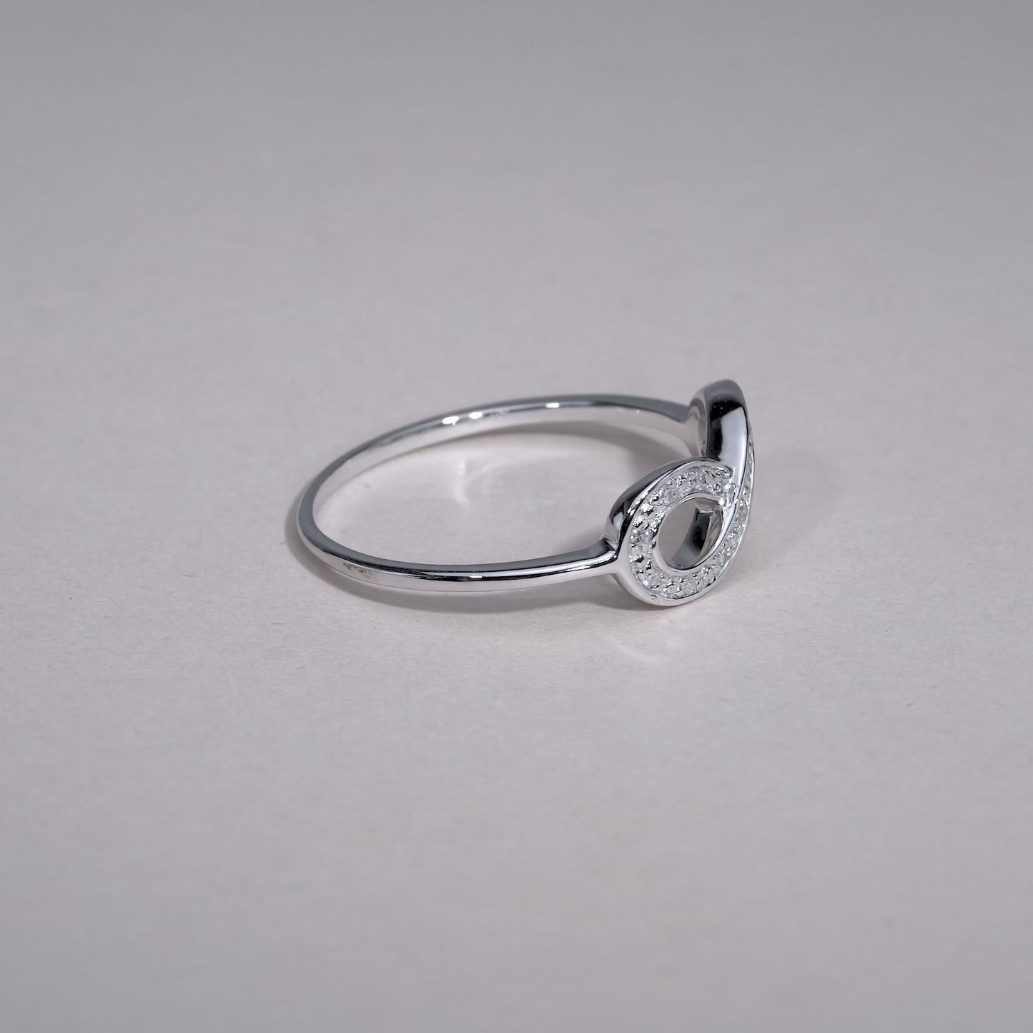 Diamond Infinity Ring