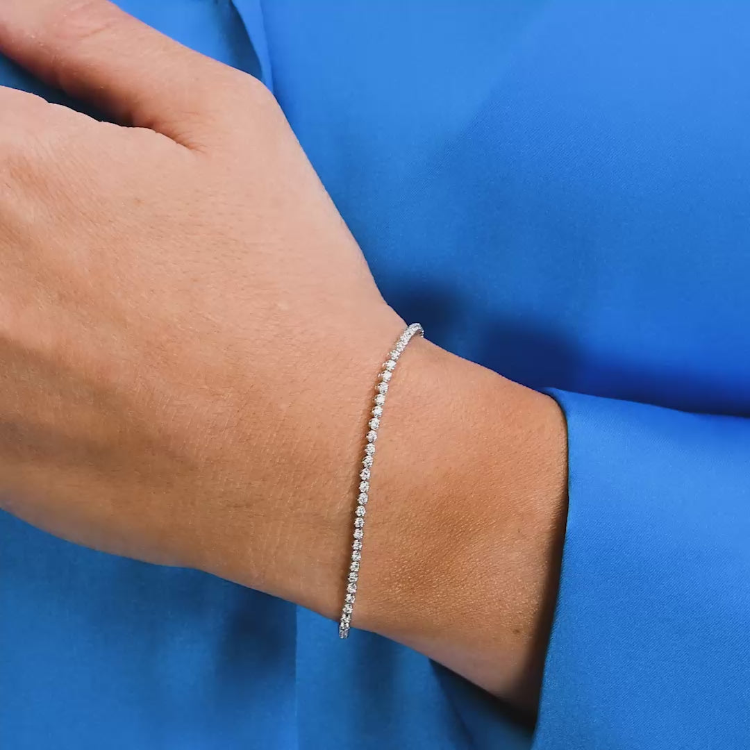 Mini Tennis Diamond Bracelet
