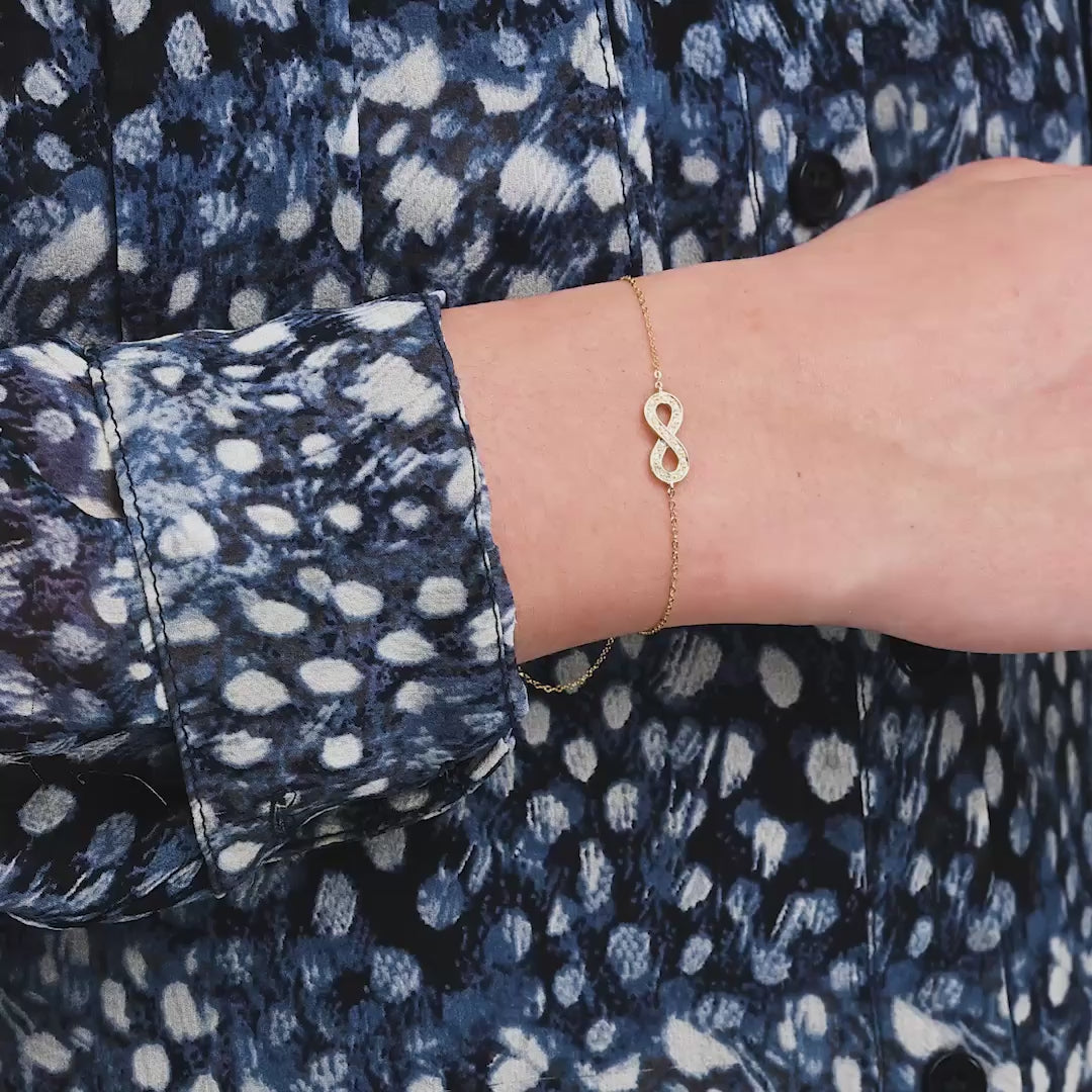Infinity Diamond Bracelet