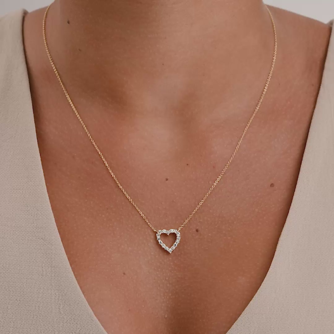 Diamond Heart Necklace